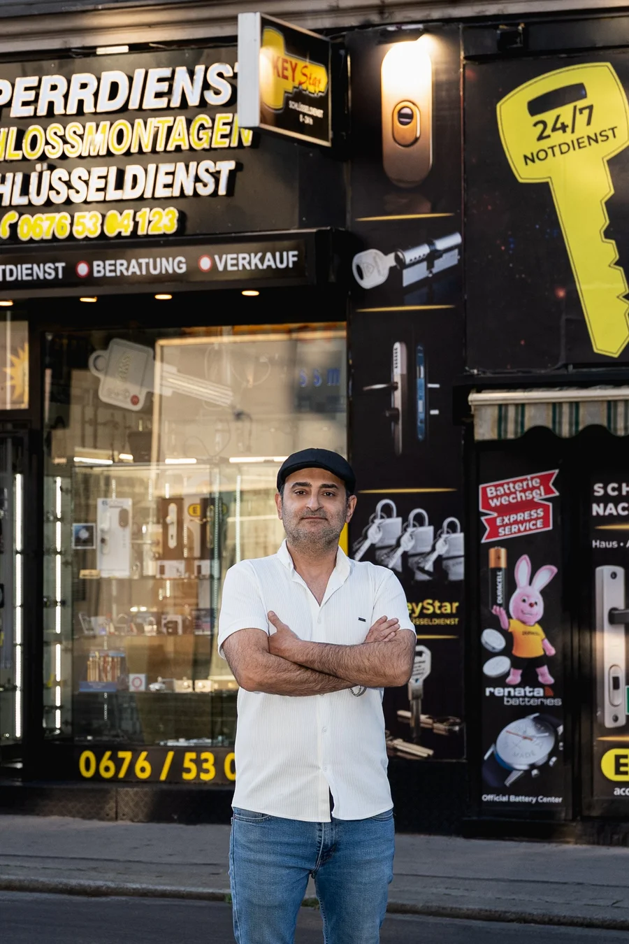 Herr Haimov, Schlüsseldienst Wien 1100 Favoriten — Aufsperrdienst nahe Reumannplatz