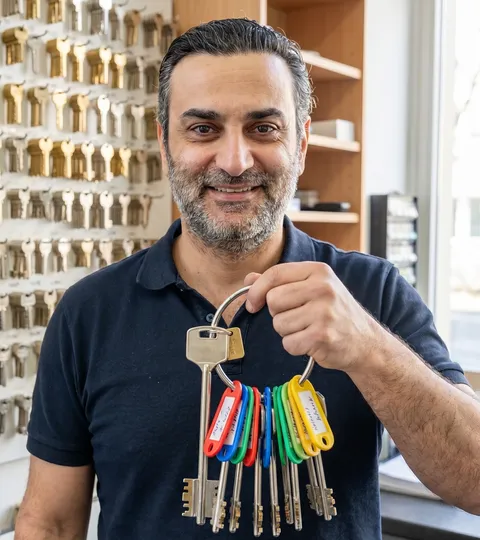 Mier Haimov – Inhaber & Schlüsselmeister KeyStar Wien, plant Schließanlagen für ganze Wiener Häuser