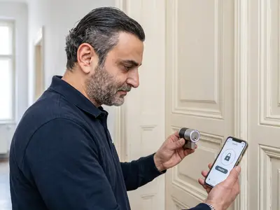 Elektronischer Sicherheitszylinder für Haussitter-Zugang Wien